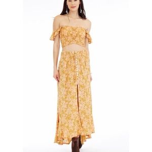 Tiare Hawaii Hollie Smocked Crop Top